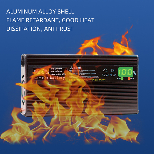 Factory Direct Lithium Battery Charger 60v8a Digital Display Charger