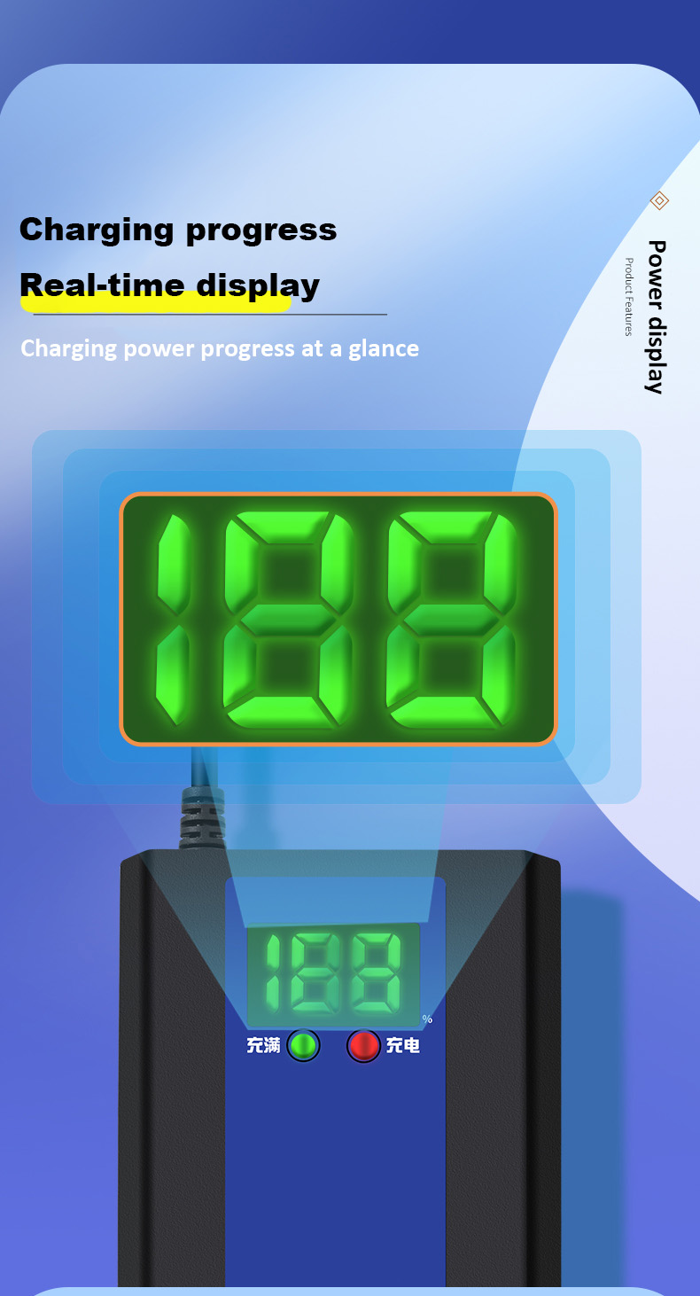 Factory Wholesale Lead Acid Chargers With Multiple Models Of Lcd Display