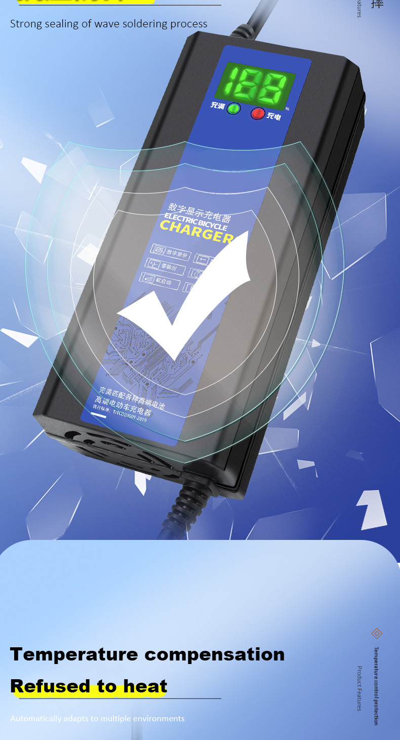 Factory Wholesale Lead Acid Chargers With Multiple Models Of Lcd Display