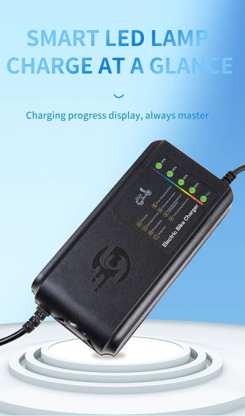 Popular Products 2023 60V3A Digital Product Lead-acid Battery Charger Electric Car Battery Charger